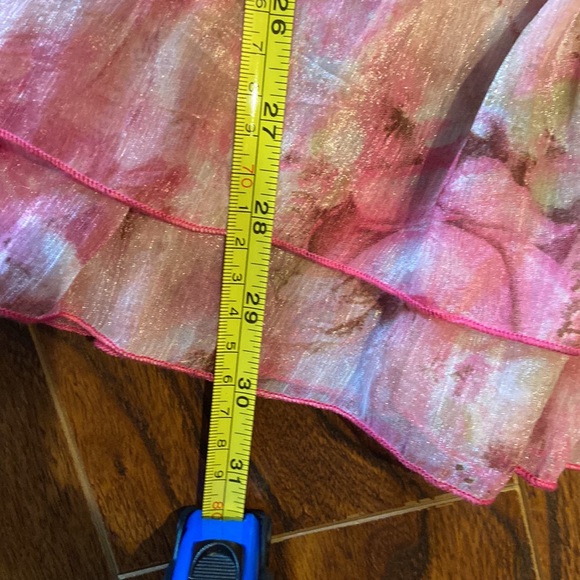 🆕 Pretty pink rose design tunic style dress in size 2 - Picture 8 of 8